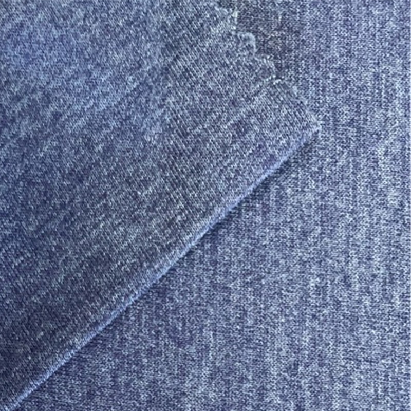 50% Poly, 38% Coton, 12% Rayonne Jersey simple
