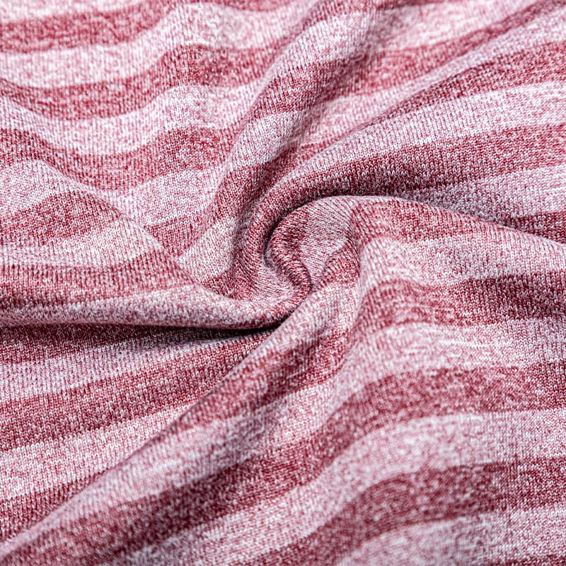 Jersey simple à rayures CD 100 % polyester